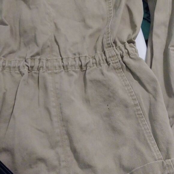 Red Snap Tan Zip Up Field Utility Jacket - Picture 3 of 5